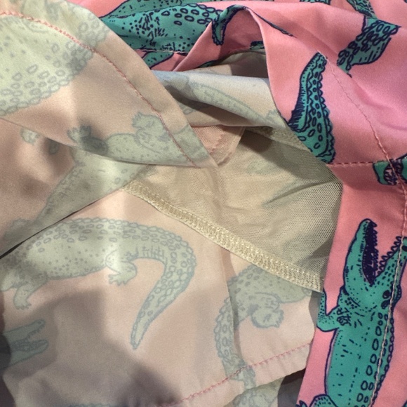 Chubbies Men's Extra Small‎ Pink Alligator Print Swim Trunks Shorts - Picture 3 of 5